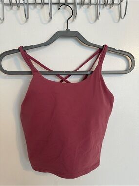 Amazon Women's Double-Strap Crop Tank Top - Rosewood